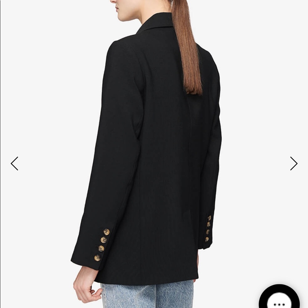 ANINE BING KAIA BLAZER BLACK - size medium - Picture 6 of 11